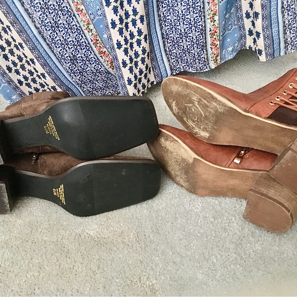 CLOSET CLOSING BUNDLE‼️3 PR. Suede Ankle Boots + bonus pair. - Picture 7 of 8